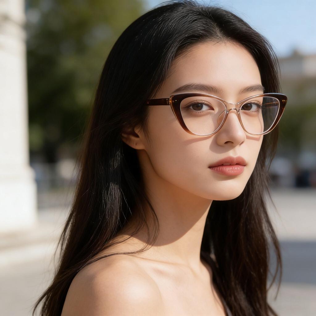 Vintage Tortoiseshell Cat Eye Frames Women Classic Casual Fashion Eyeglasses