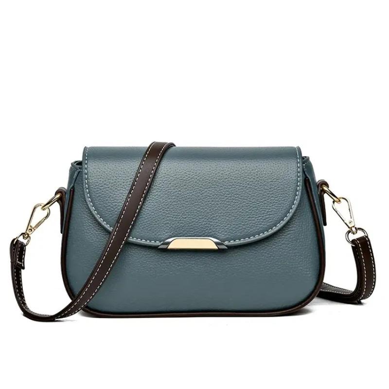 Fashionable PU Leather Women's Shoulder Bag, Simple Casual Crossbody Bag, Fashionable Retro Daily Bag Suitable for Daily Use and Shopping