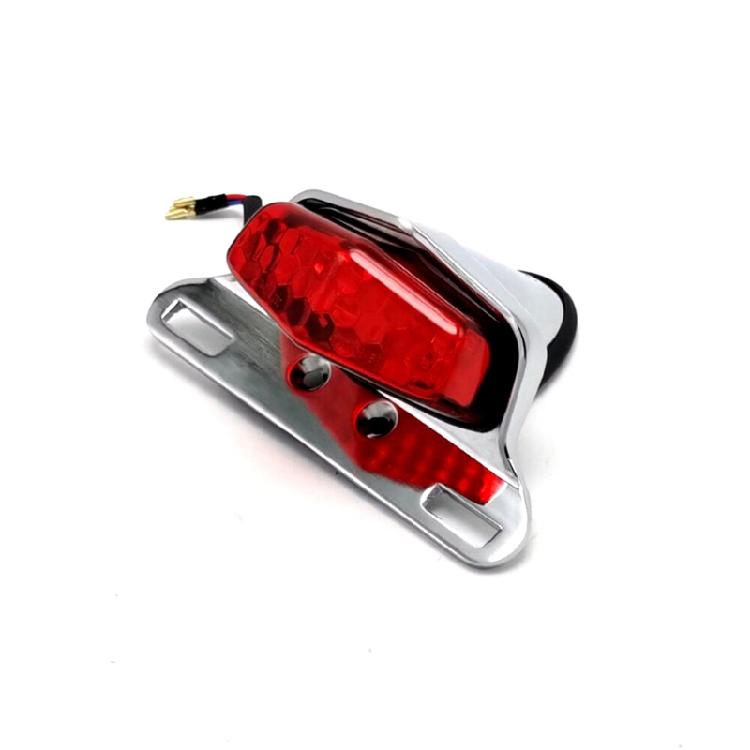 Universal Motorcycle LED Tail Light Mini License Plate Light 12V Mini Tail Ligh
