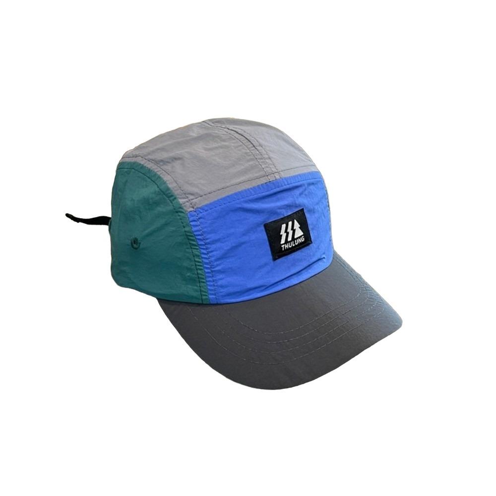 Sun Protection Kids Baseball Cap Wide Brim Duck Tongue Cap New Sun Hat Summer синий