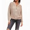 Women's Summer Zipper Sweater: Slimming Mesh Fashion Jacket