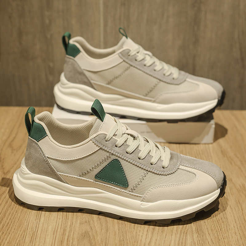 

High Platform Summer Running Men Casual Black And White Man Shoes Breathable Sneakers Husband Sports Shoose Small Price 44