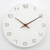 Creative Clock Nordic Wall Clock Living Room Modern Simple Home Quiet Atmosphere Wooden Fashion Clock Hanging Wall Table