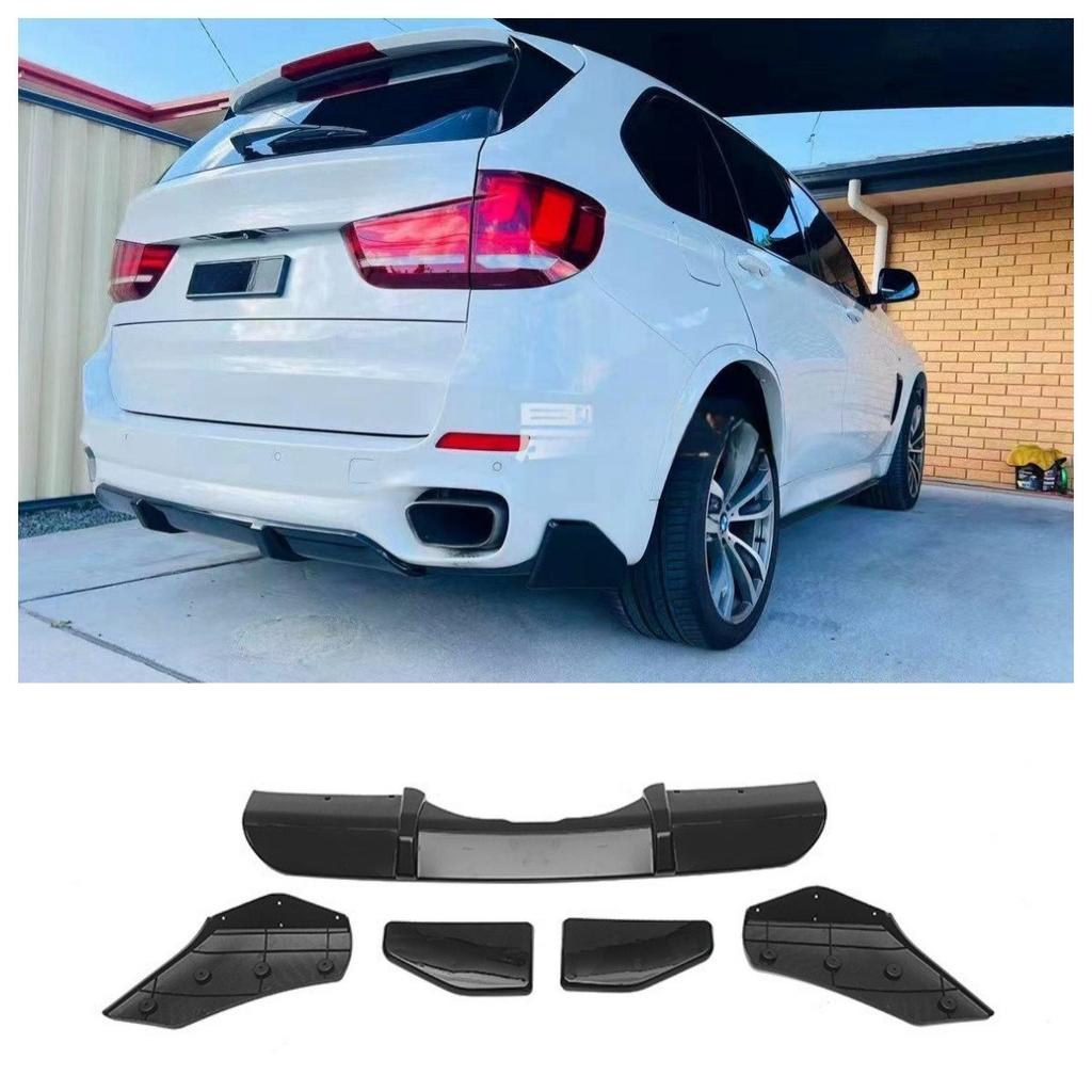 2013 To 2019 for BMW F15 X5 Models MT Version To MP Style Rear Bumper Lip Spoiler Splitter Diffuser Cover Auto Parts Modified