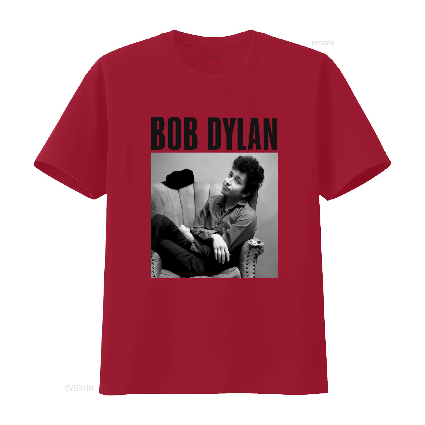 Bob Dylan T Shirt Mens and Womens Sizes MSC 00012 vintage Washed Unisex Comfortable Versatile Stretched Soft streetwear S