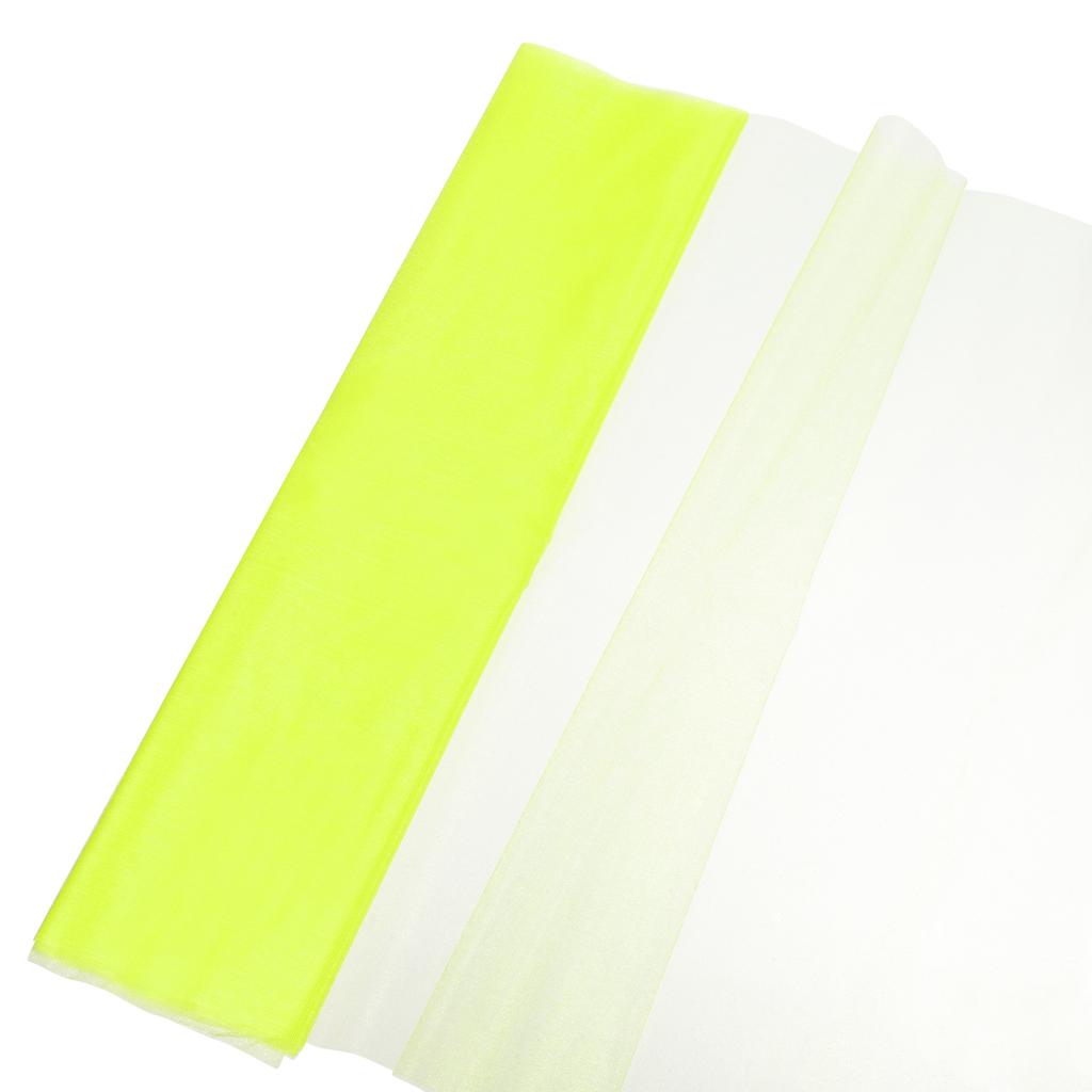 Tulle Sheer Bay Window Gauze Curtains Tulle Fabric Backdrop Curtains for Party Supplies Wedding Birthday 19" by 10.9 Yard