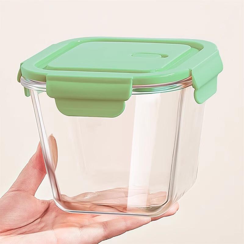 Ru Han Square Glass Food Storage Container