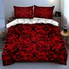 Bold, floral, symmetrical. Bedding Duvet cover sets Duvet covers Pillowcases gifts (1 * Duvet Cover 2 * Pillowcases, without duvet insert)