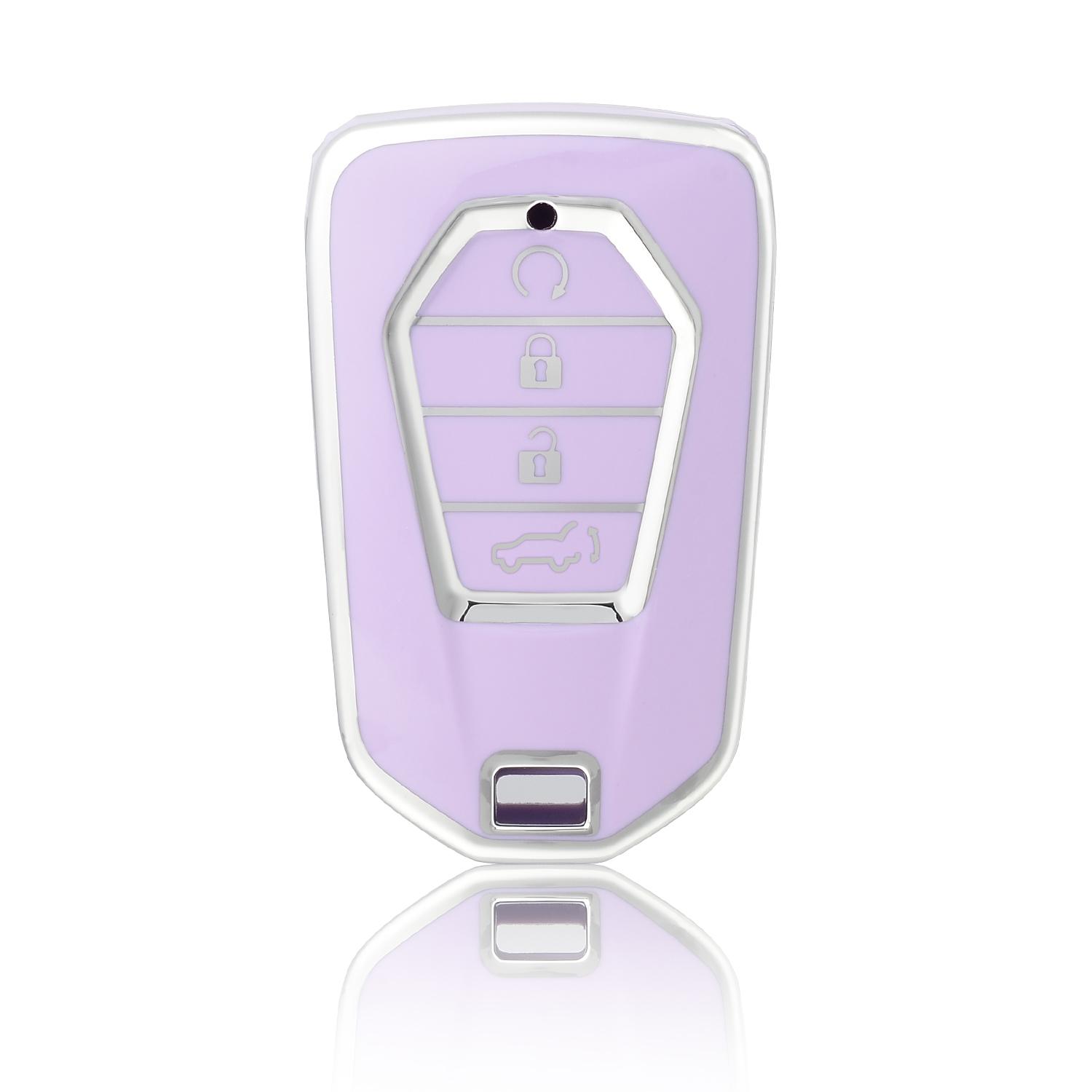 

4 Buttons Key Fob Cover for ISUZU Key Case For Isuzu X Series DMAX D-Max X-Terrain Pickup 2022 2023 MU-X LS-T Auto Accessories