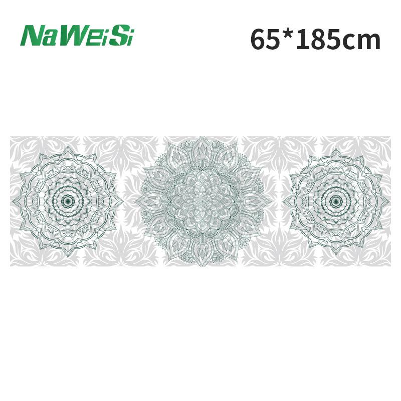 Mikrofaser-Sport-Yoga-Handtuch, schnelltrocknend, bedruckt, Fitnessmatte, rutschfest, faltbar, schweißabsorbierend, für den Innen- und Außenbereich, Sportzubehör für das Fitnessstudio