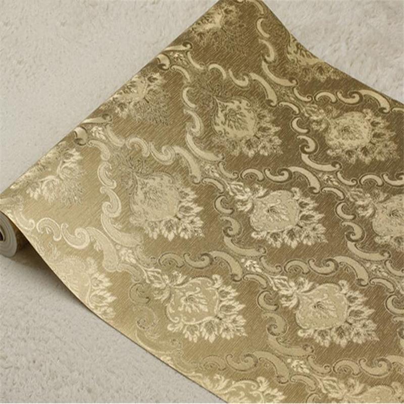 Luxury Golden Damask Wallpaper 3d Damascus