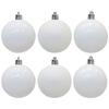 6Pcs Christmas Ball Ornaments Decorative Hanging Balls for Xmas Tree Party Home Window Door Wall Decorations Reusable