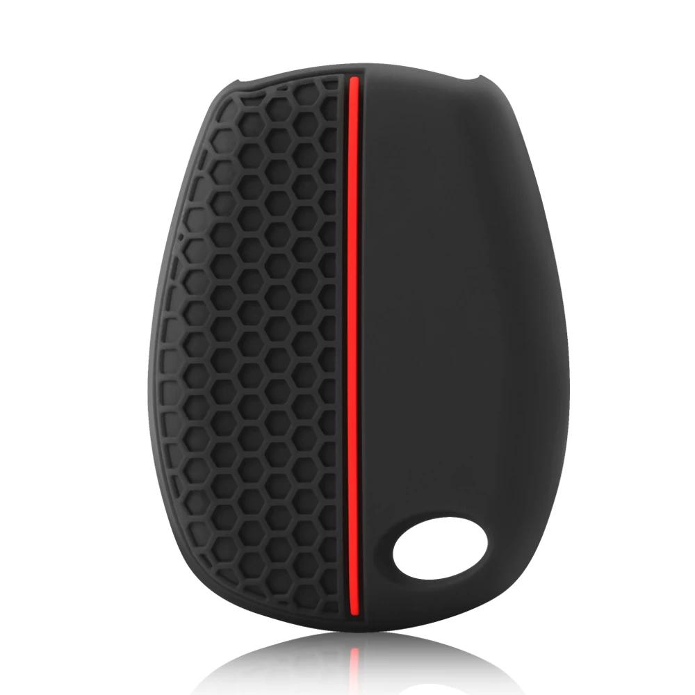 Siliconen Autosleutelhoesje Voor Renault Dacia Modus Clio 3 Twingo Kangoo 2/3 Knoppen