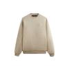 Curved Seam Madison Crewneck Sediment Unisex Tops Cream KHM031531-262