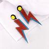 Statement Shiny Glitter Lightning Acrylic Drop Earrings For Women Punk Long Pendant Dangle Earrings Fashion Jewelry Accessories