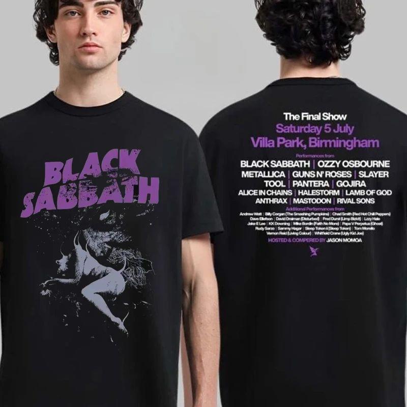 Heavy Metal Rock Band Short Sleeve Punk Vintage Printed Top Y2K High Street Printed Streetwear Casual Loose T-Shirt Unisex