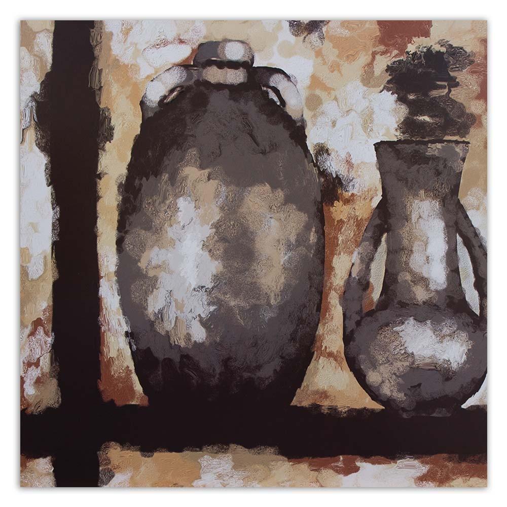 Canvas Print Still Life Jug Brown