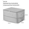 Large Compression Bag Quilt Clothes Closet Cabinet Organizer Storagepouch Ultra Space Saving Self Compression Organizer