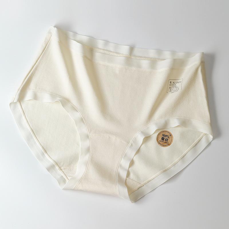 Female Spring and Summer Cotton 7A Antibacterial Extended High Waist Briefs