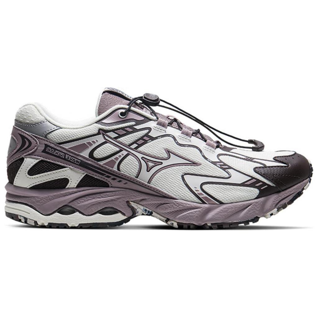 Mizuno Wave Solar V2 Fashion Comfortable Durable Low-Top Casual Running Shoes Unisex Sneaker White Purple D1GH231812