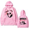 Jake Webber a Johnnie Guilbert Oboustranný potisk pánská podzimní fleecová mikina Regular fit Dlouhý rukáv oblečení Módní Streetwear