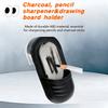Portable Two-in-One Artist Tool Charcoal Pencil Sharpener With Sandpaper Refresher Multifunctional Easel Clip For Drawing Lovers