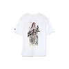 Li Ning Sport Trend Series Fun Logo Print Kortarmet T-skjorte Herre Topper Hvit AHSR535-3