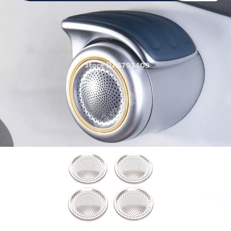 For BYD  ATTO 3 YUAN PLUS   ABS 4-door Speaker Ring Cover car door Audio Sound Frame Loudspeaker Sticker Trim