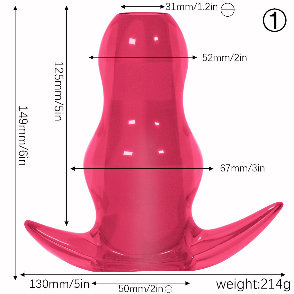 Sex Products 5 Sizes Hollow Anal Plug Butt Plug Anal Dilator Enema Soft Speculum Prostata Massager Sex Toys for Woman