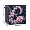 Dark Horse Library 5D Diamond Painting Storage Basket Full Round Drill Mosaic Diamond Embroidery Cross Stitch Kits Home Decor Home Decor