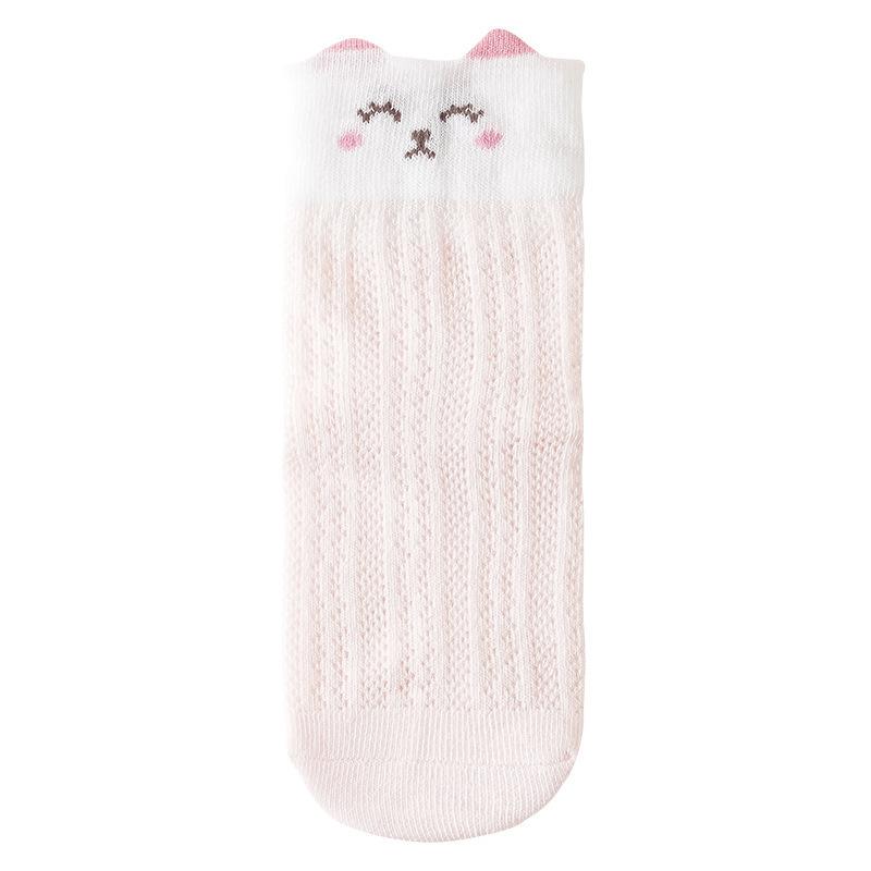 Summer Kids Socks For Girls Boys Mesh Thin Children's Sock Cute Cartoon Soft Comfortable Infant Newborn Baby Sock 0-5Y