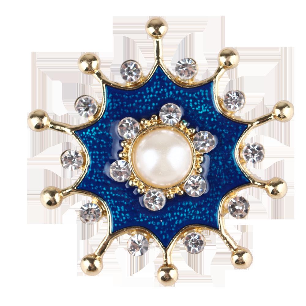 

Vintage Jewellery Enamel Enamel Flower Match Temperament Clothing Accessories Pearl Brooches Long-Lasting Color Exquisite Hypoallergenic Brooch Gift