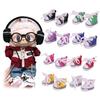 4cm Labubu Doll Shoes High-Top Lace-Up Sneakers Canvas Suitable For 15-17cm Labubu Dolls Shoes Accessories Girls' Toys Gifts