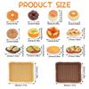 Non-Toxic 6/12/18Pcs Realistic Food Play Cream Bread And Cake Miniature Bread Basket And Tray Set Dollhouse Accessories Gift For Children
