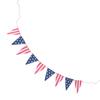 Independence Day Pull The Flag Festival Banner National Pendant Decorative Hanging Bunting Linen