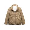 Pinghu 90 down solid color down jacket women's short duck down small man new fashion women's top coat tide