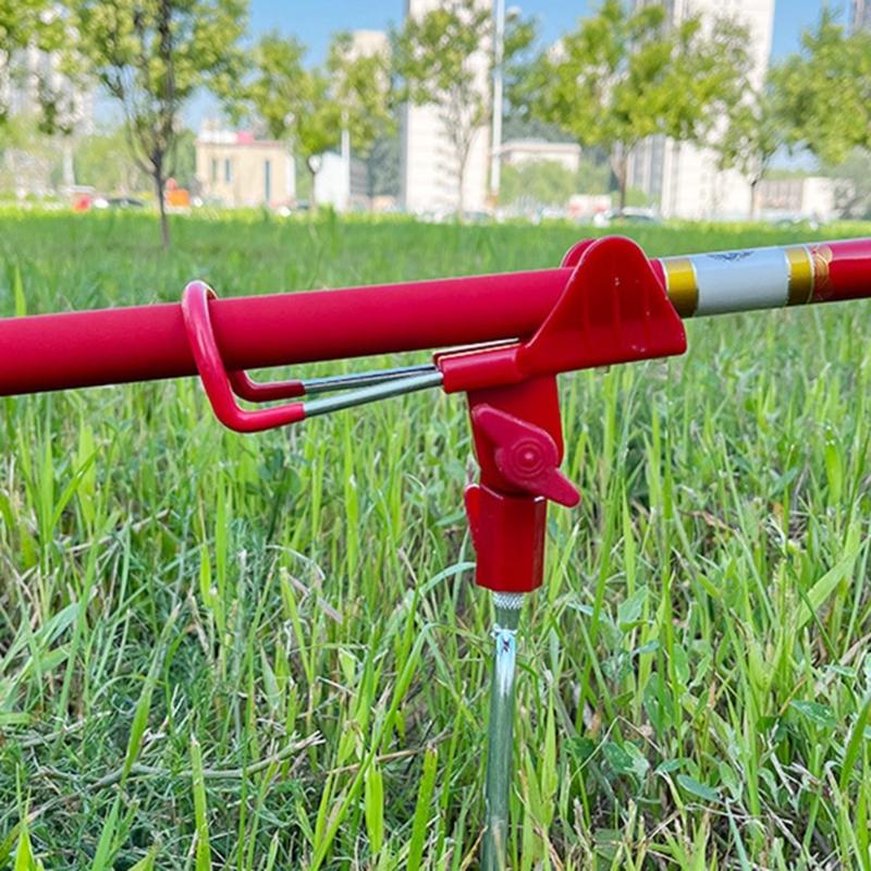 Universal Fishing Rod Rack Adjustable Fishing Rod Bracket Metal Fishing Poles Holder Fishing Accessories Easy to Install