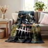 Dead by Daylight Blanket Flannel Blanket Soft Cozy Plush Throw for Sofa Bed Lightweight Home Decoration Gifts for Christmas Various Holidays