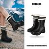 Family-sized Waterproof Non-slip Rain Boots for Outdoor Activities, Matching Designs