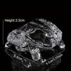A Crystal Turtle Ornament, Mini Turtle Statue, Lucky Ornament, Suitable for Home Office Desk Decoration, Home Decoration