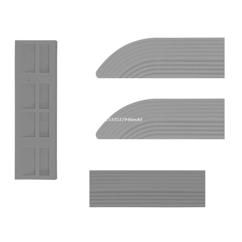 

Комплект накладок на наклонную площадку для пандуса для инвалидной коляски из твердого ТПЭ для умного пылесоса Dropship серый