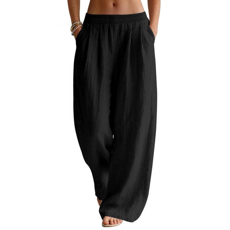 2025 Herbst und Winter Neue Mode Damen Einfache Einfarbige Lockere FreizeitHose