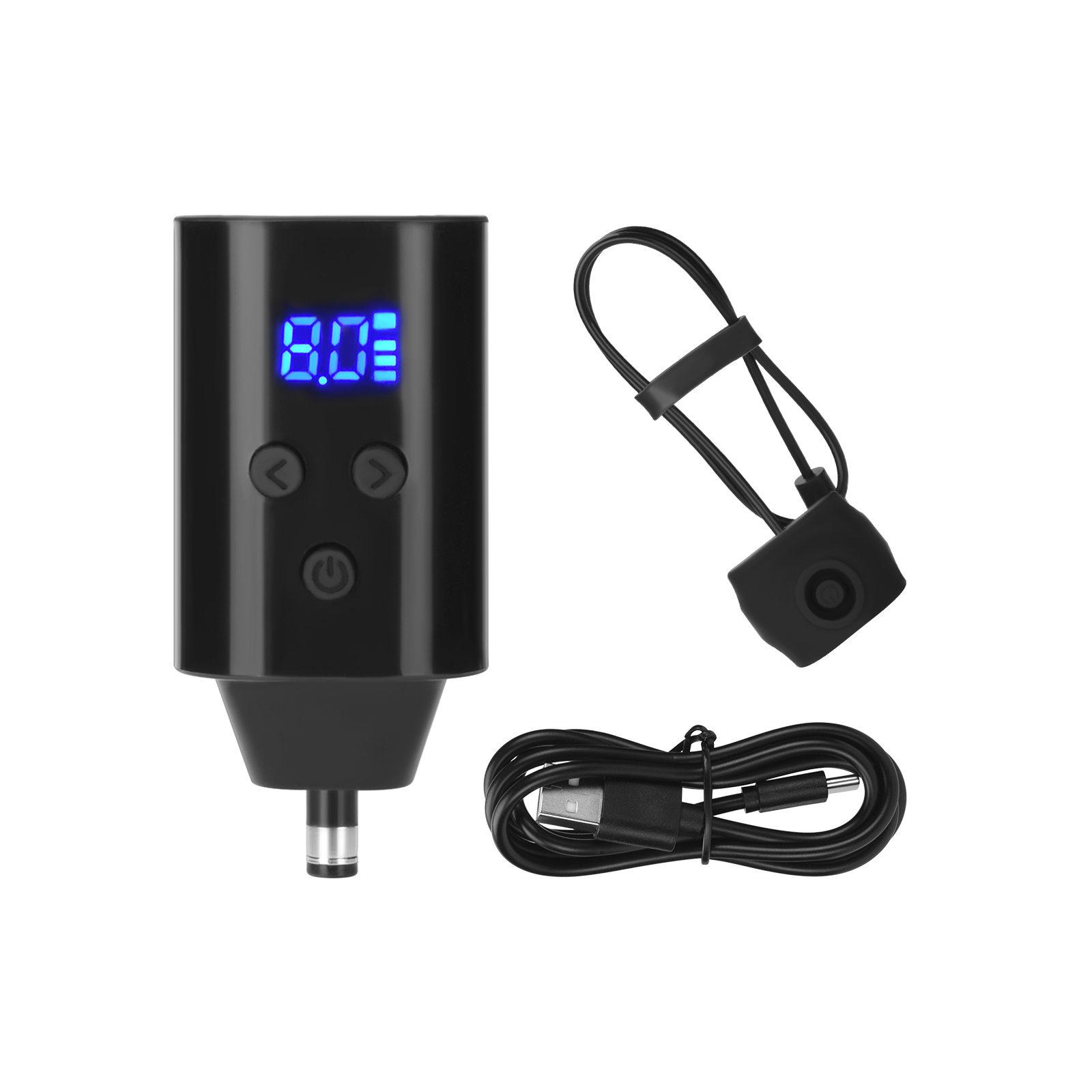 

ATOMUS Tattoo Power Supply Стабилизатор напряжения Регулятор Трансформатор с ЖК-дисплеем управления питанием чёрный