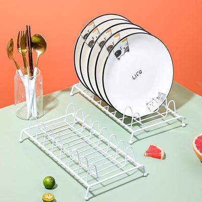 Kitchen Dish and Bowl Drain Rack for Countertop and Cupboard Storage