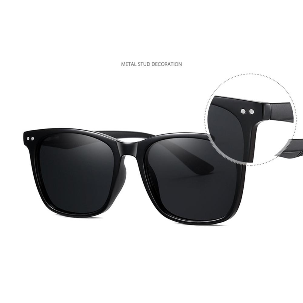 New Polarized Lens Fashion Retro Sunglasses Men Women Square Sunglasses TR Frame Classic Sports Sun Glasses Anti Glare Eyepiece