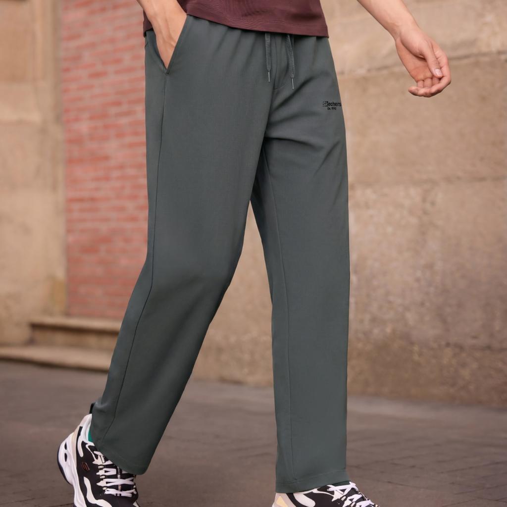 Skechers Simple Comfortable Loose Sports Soft Fashion Woven Long Pants Casual Pants Unisex Bottoms L126M035-013P