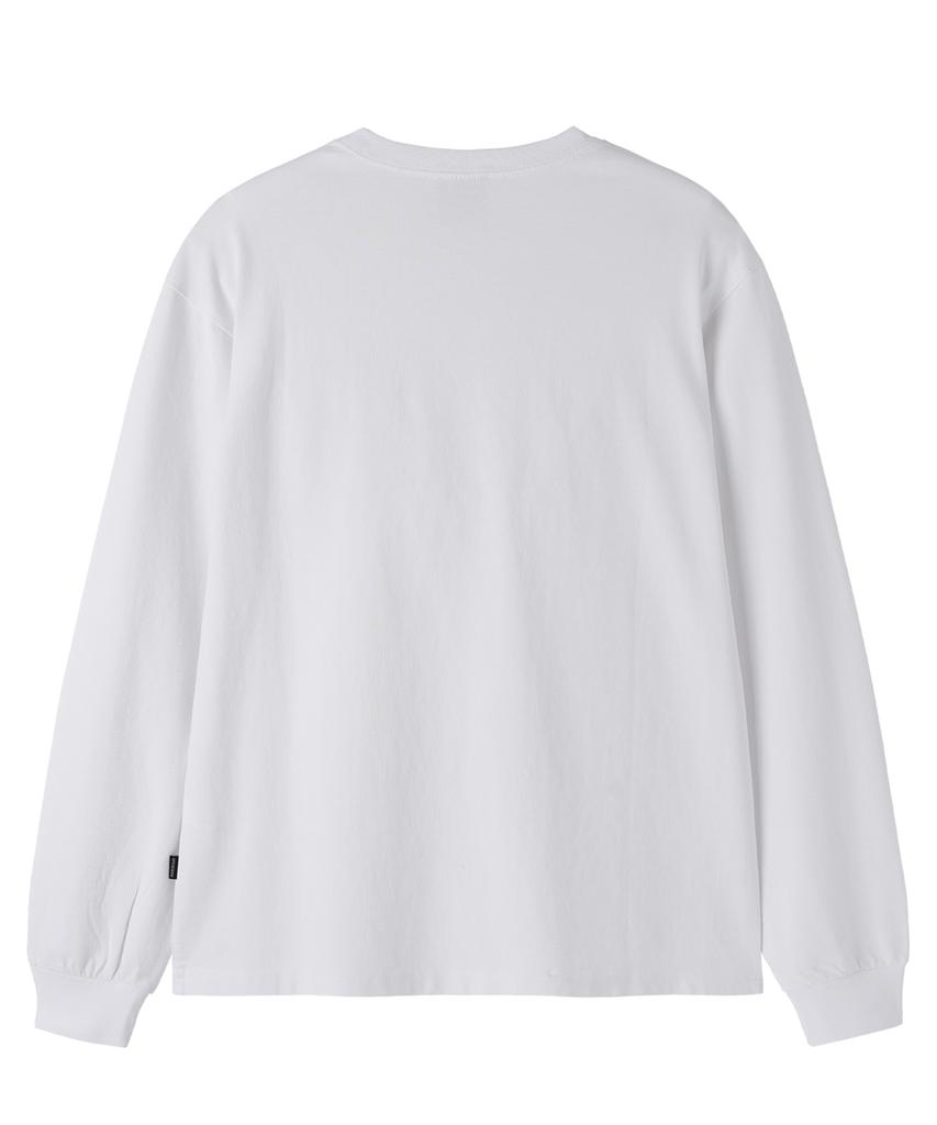 Opeunyadeu(Owai) Logo Patch L/S Tee - White