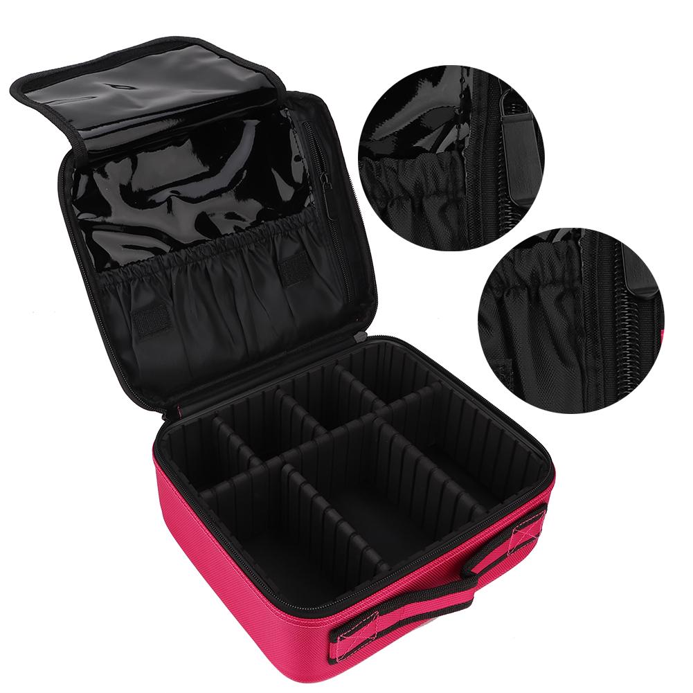 Professioneller Multifunktions-Kosmetik-Make-up-Pinsel Nagelwerkzeug Heimaufbewahrungstasche Etui