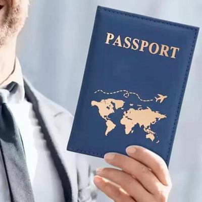 Passport Cover Passport Holder World Map Organizer Protective Card Case Credit Card Holder ID Document Passport Wallet