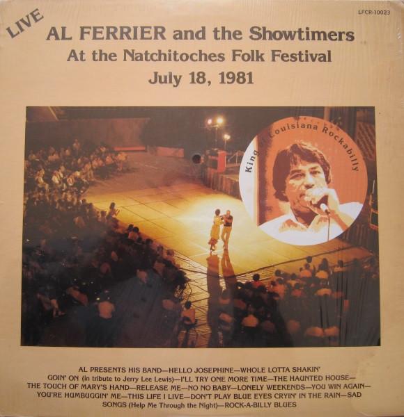 

LP Record AL FERRIER & THE SHOWTIMERS - Live At The Natchitoches Folk Festi LFCR10023 The Louisiana F 1982 US Rock